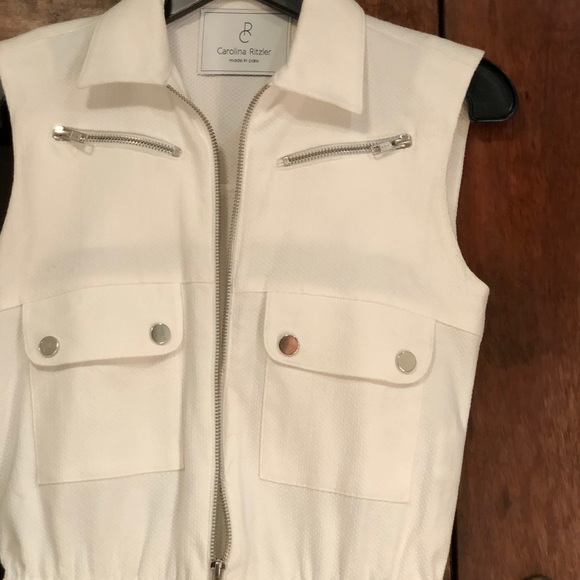 Carolina Ritzler White Jumpsuit - Picture 4 of 8